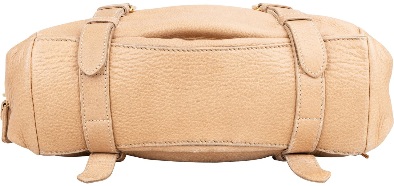 Prada Deerskin City Handbag Beige