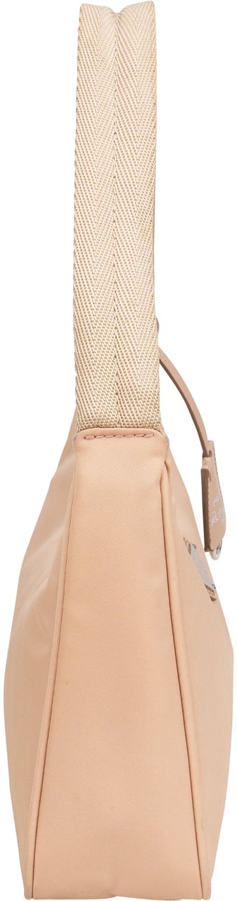Prada Prada Nylon Triangle Re-Edition Handbag Beige