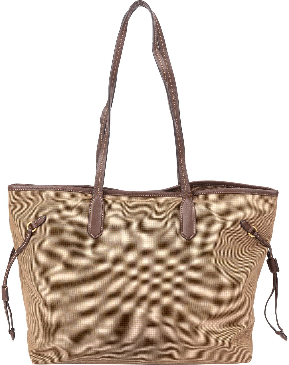 Prada Brown Jacquard City Shoulder Bag Bruin
