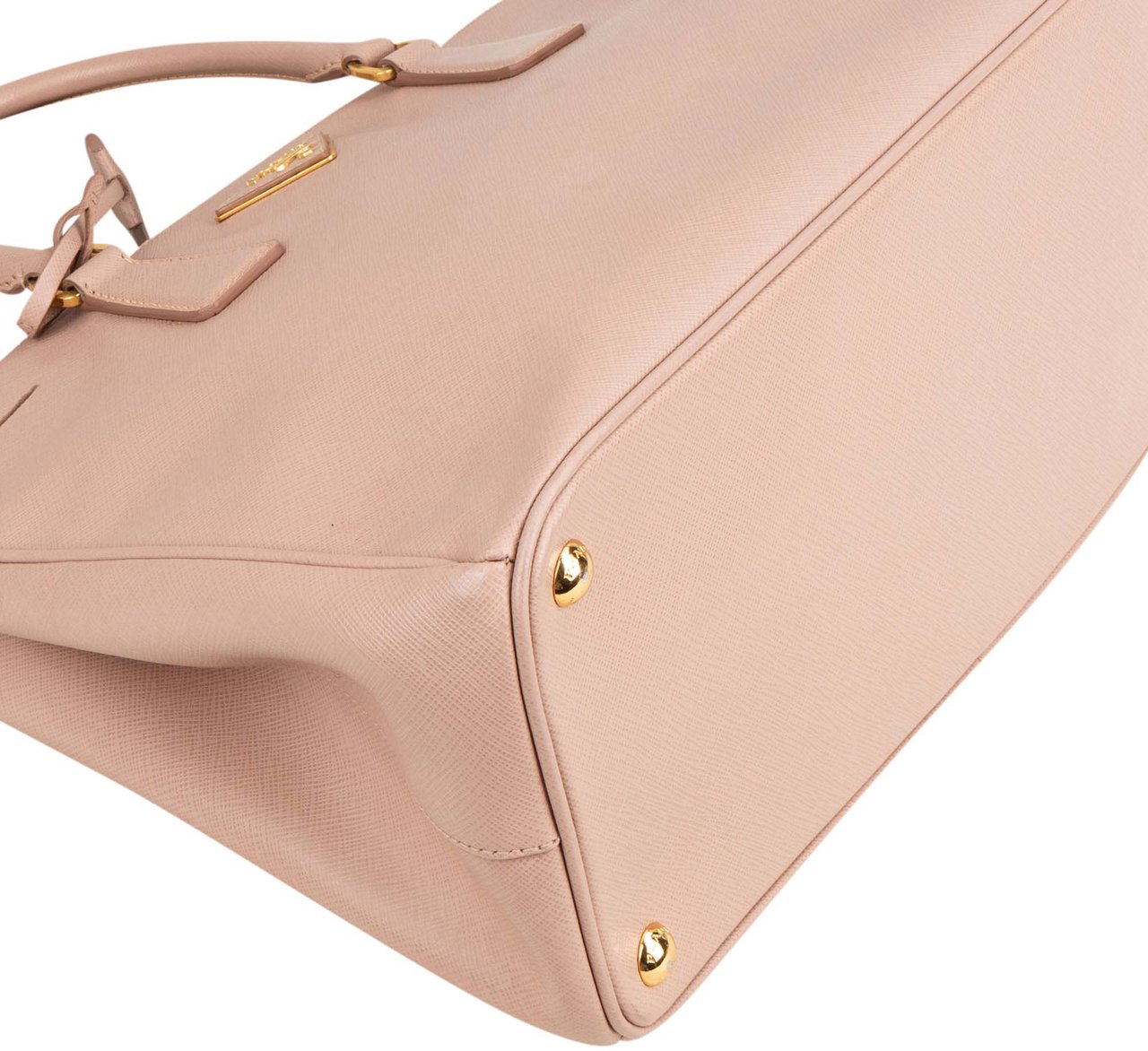 Prada Prada Rose Saffiano Leather Galleria Handbag Rood