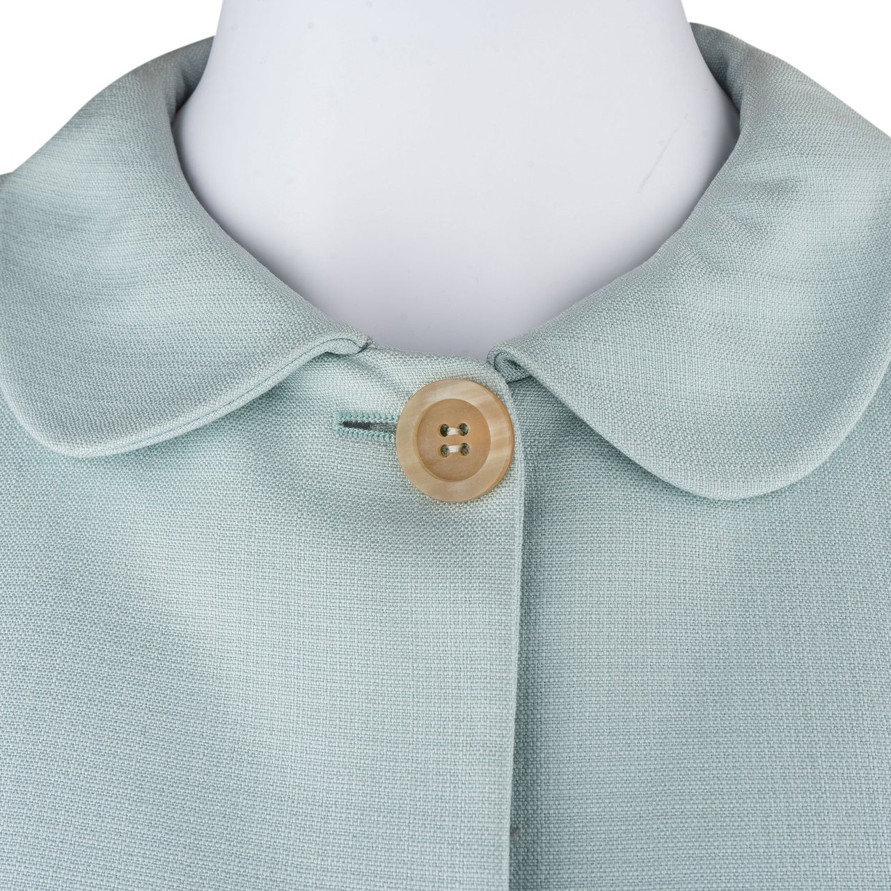 Prada Prada Bleu Viscose Jacket (DE34 / IT40) Blauw