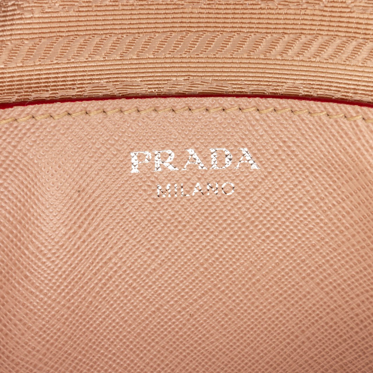 Prada Saffiano Lux Promenade Backpack Bruin