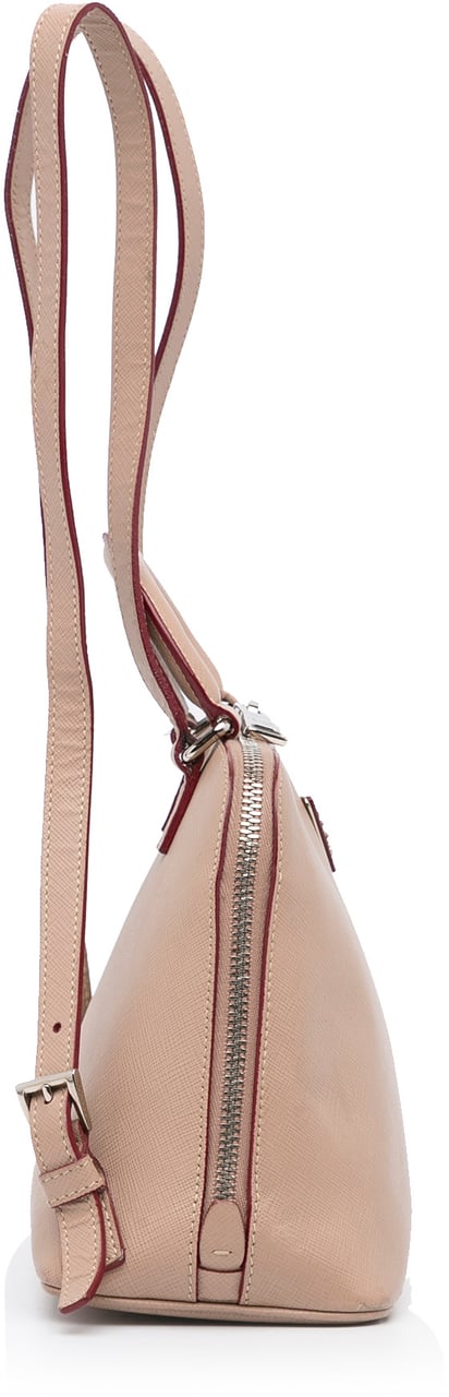 Prada Saffiano Lux Promenade Backpack Bruin