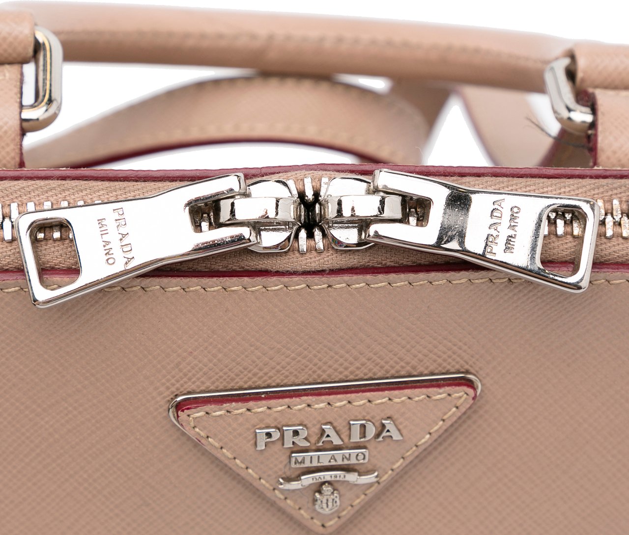 Prada Saffiano Lux Promenade Backpack Bruin