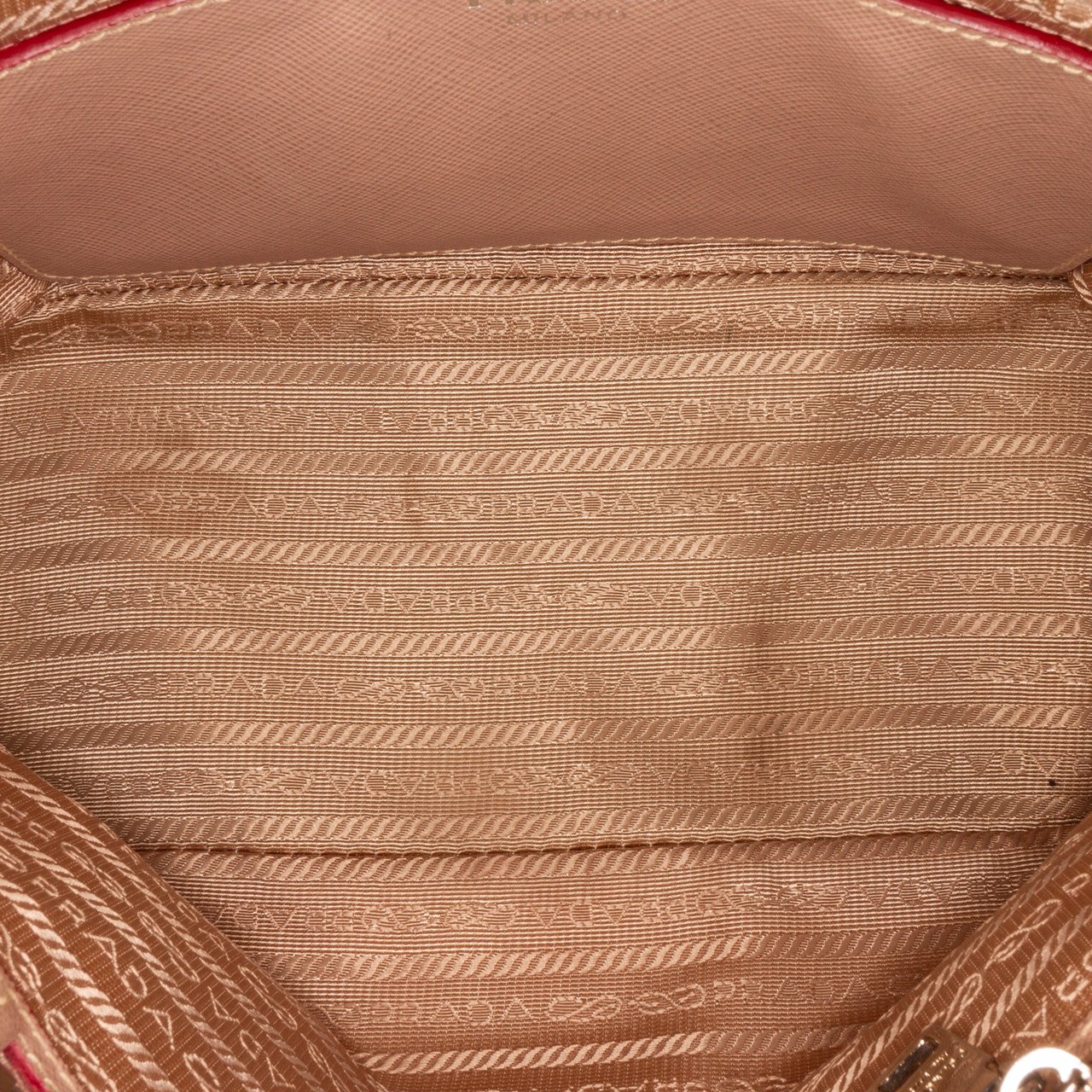 Prada Saffiano Lux Promenade Backpack Bruin