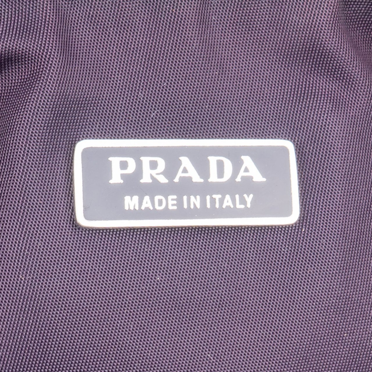 Prada Prada Purple Nylon Triangle Handbag Paars
