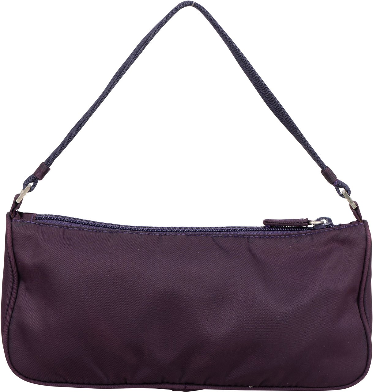 Prada Prada Purple Nylon Triangle Handbag Paars