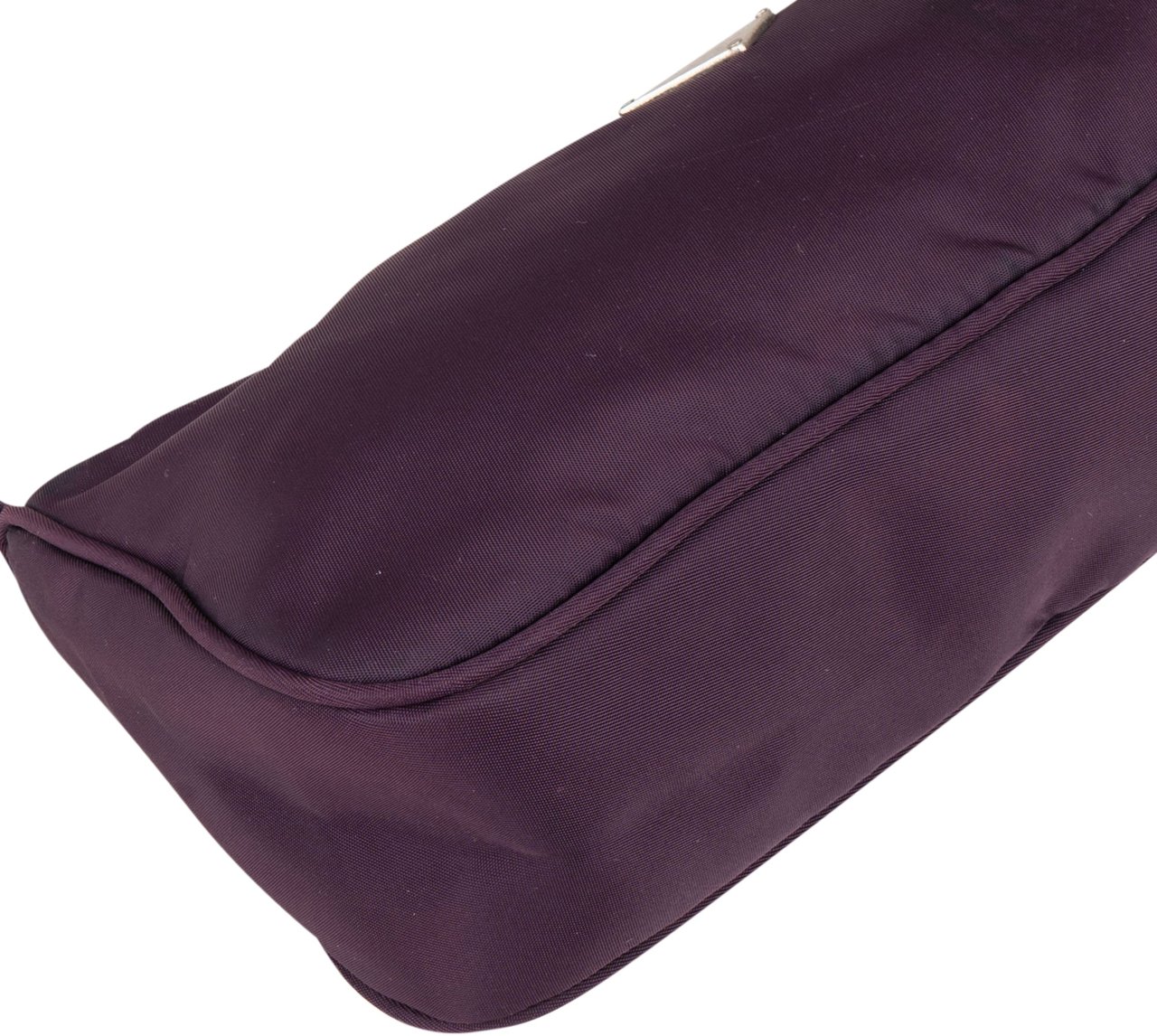 Prada Prada Purple Nylon Triangle Handbag Paars