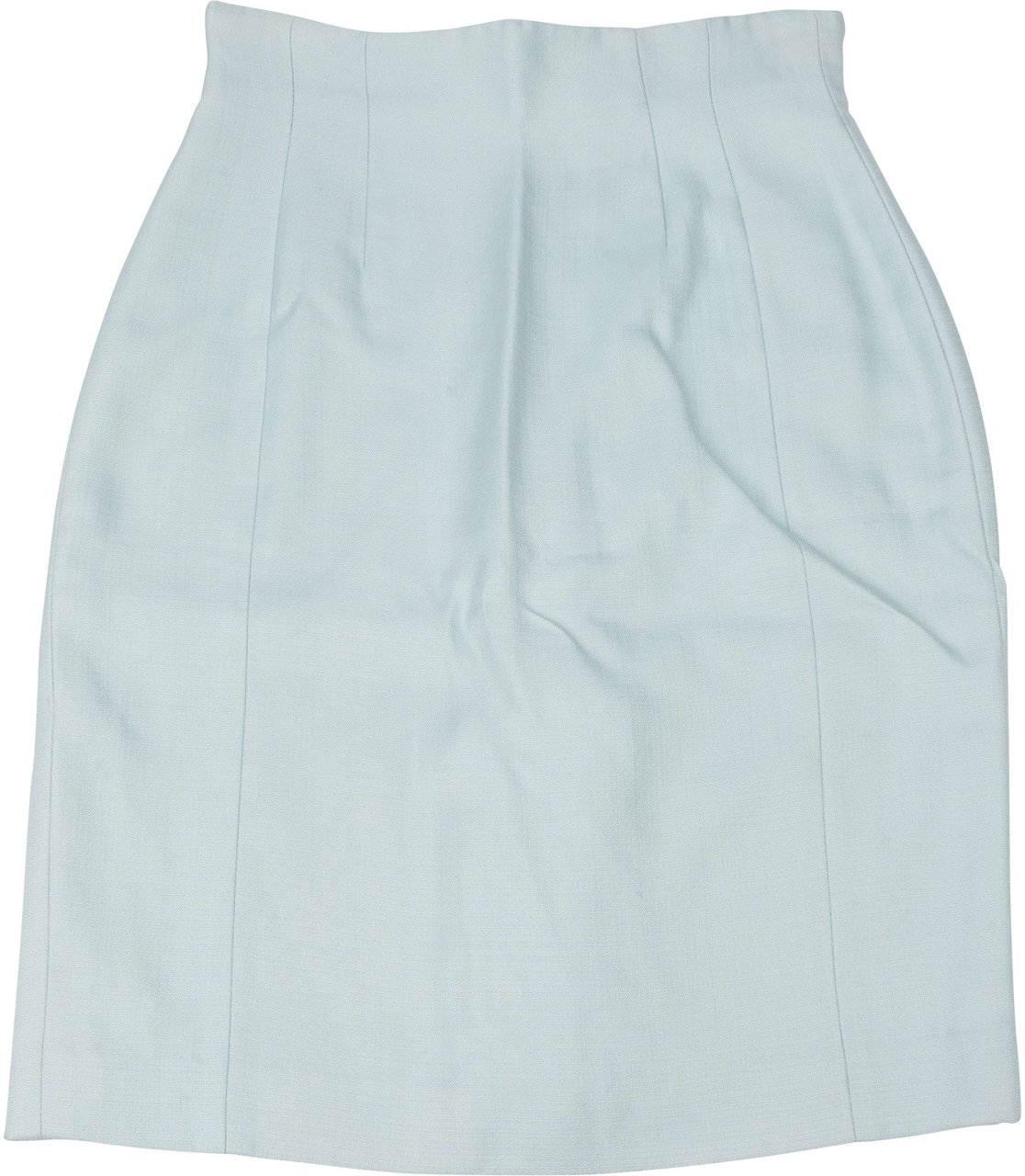 Prada Prada Bleu Viscose Skirt (DE 34 / IT 40) Blauw