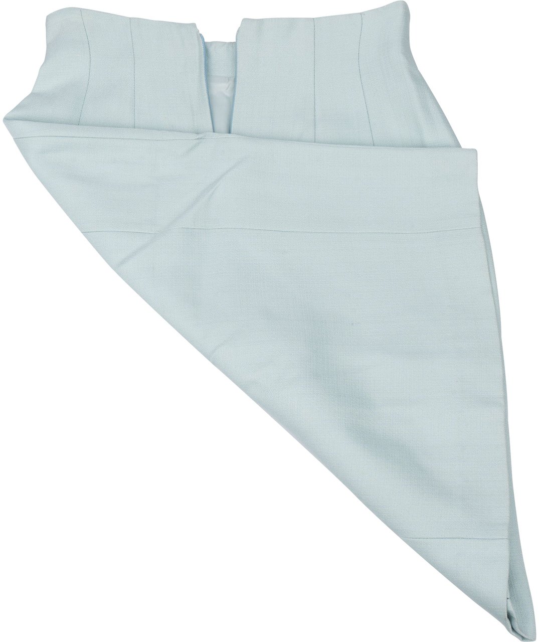 Prada Prada Bleu Viscose Skirt (DE 34 / IT 40) Blauw