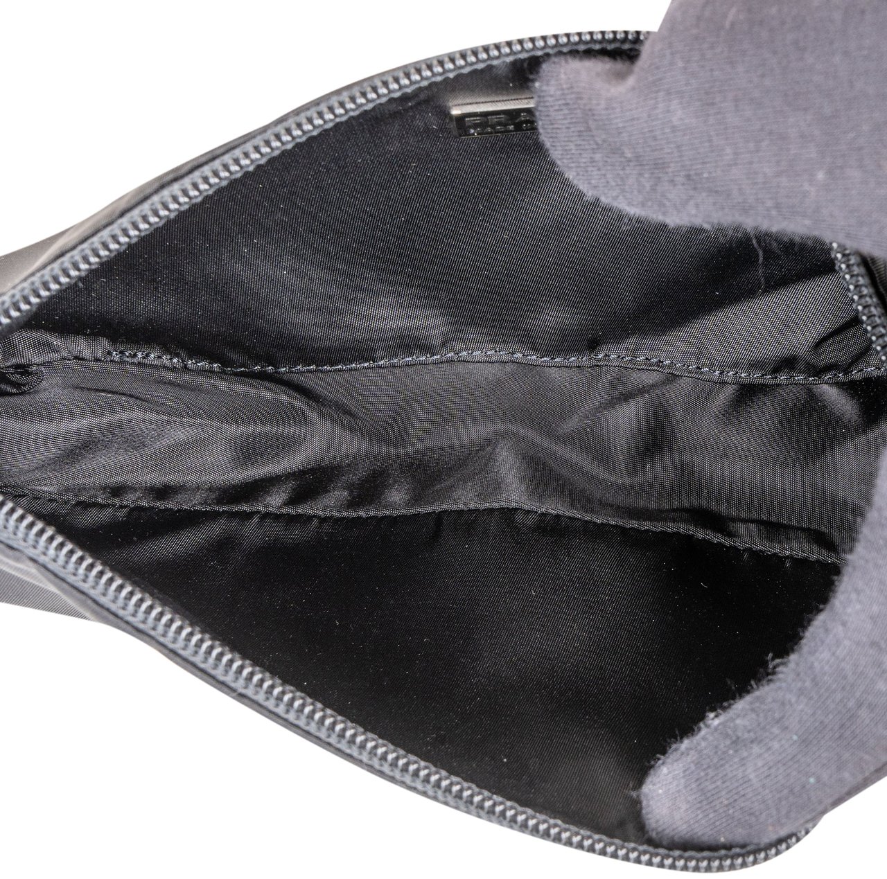 Prada Prada Black Nylon Mini Handbag Zwart