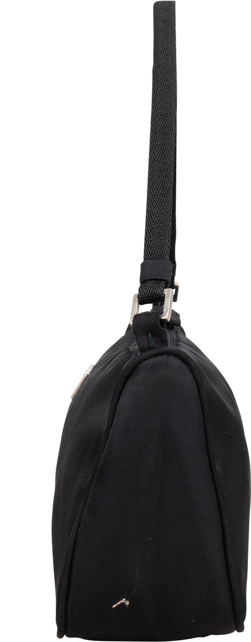 Prada Prada Black Nylon Mini Handbag Zwart