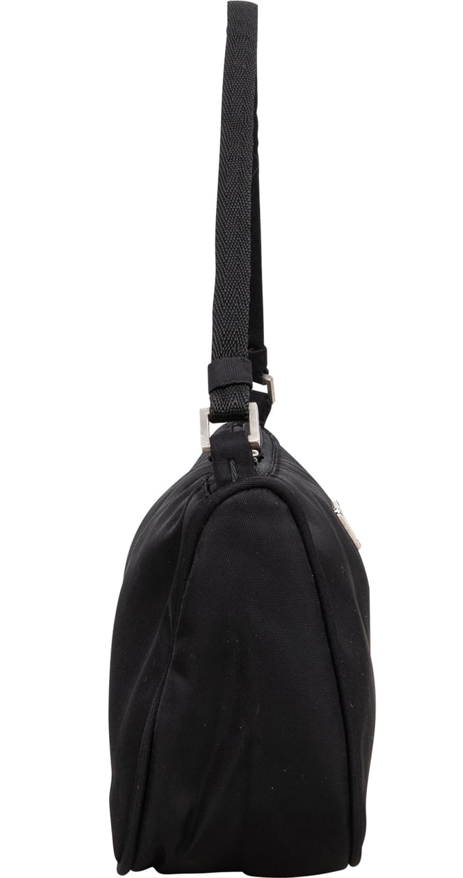 Prada Prada Black Nylon Mini Handbag Zwart