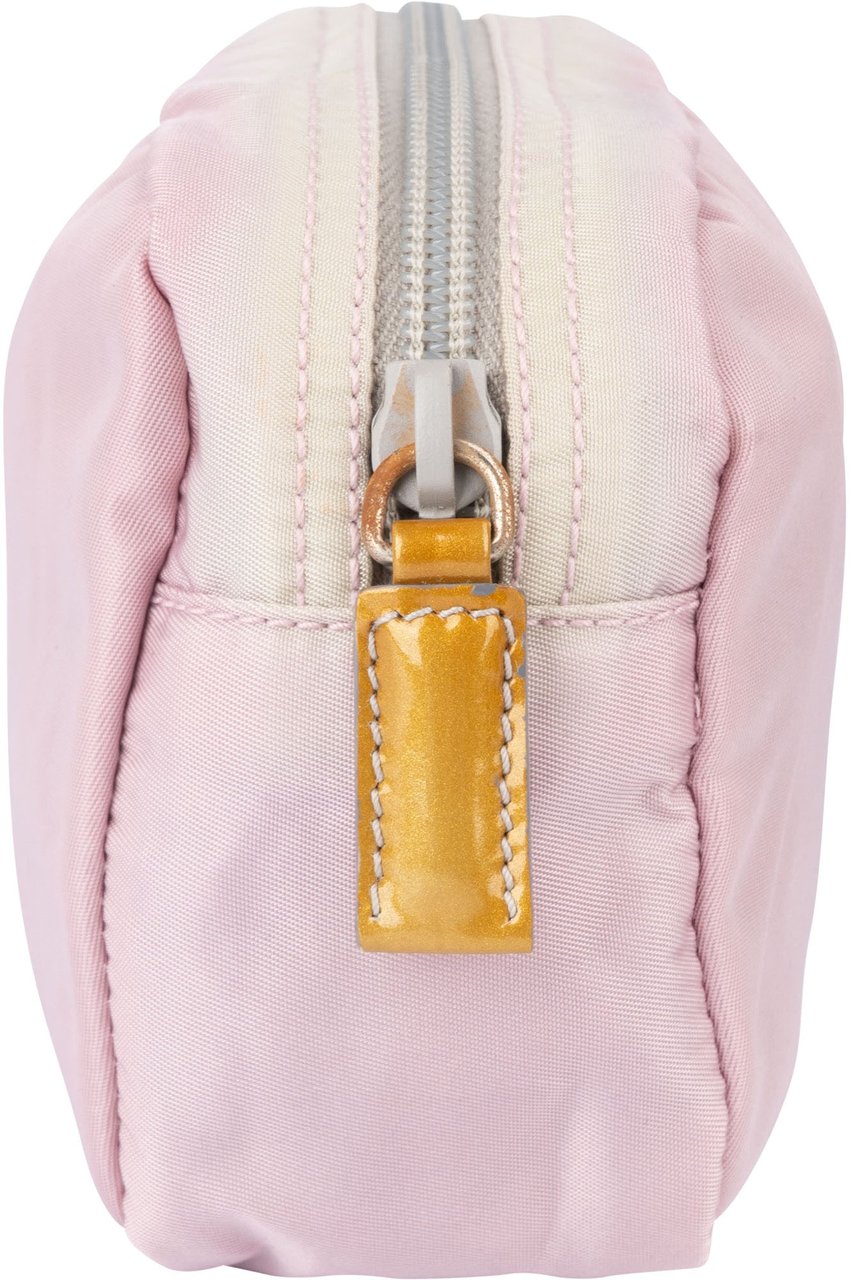 Prada Prada Nylon Triangle Pouch Rood