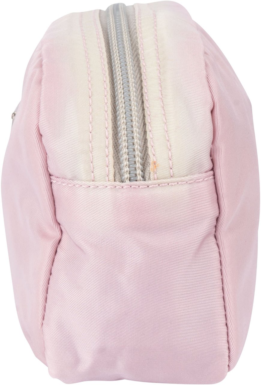 Prada Prada Nylon Triangle Pouch Rood