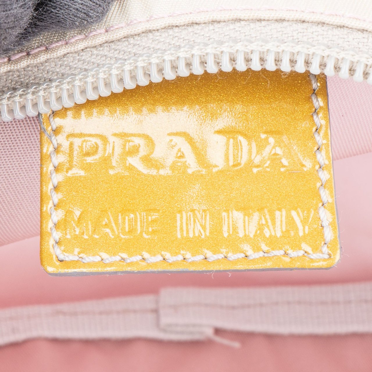 Prada Prada Nylon Triangle Pouch Rood