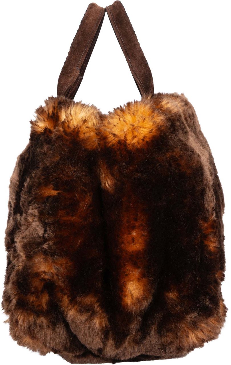 Prada Prada Fur Optic Canapa Handbag Divers