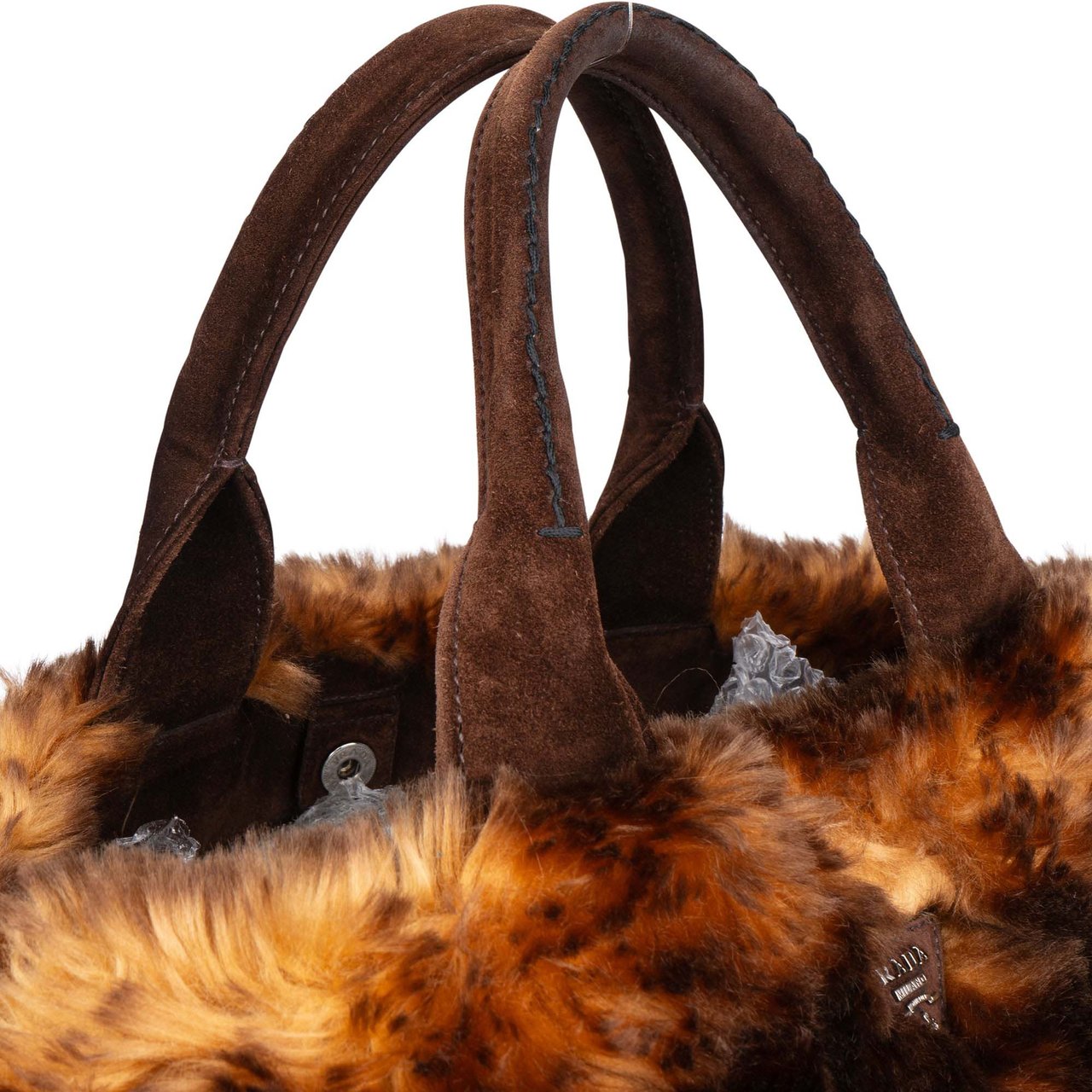 Prada Prada Fur Optic Canapa Handbag Divers