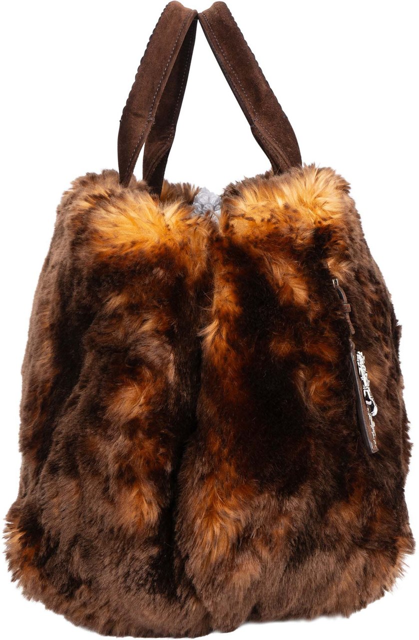 Prada Prada Fur Optic Canapa Handbag Divers