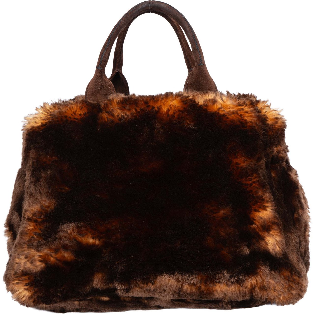 Prada Prada Fur Optic Canapa Handbag Divers