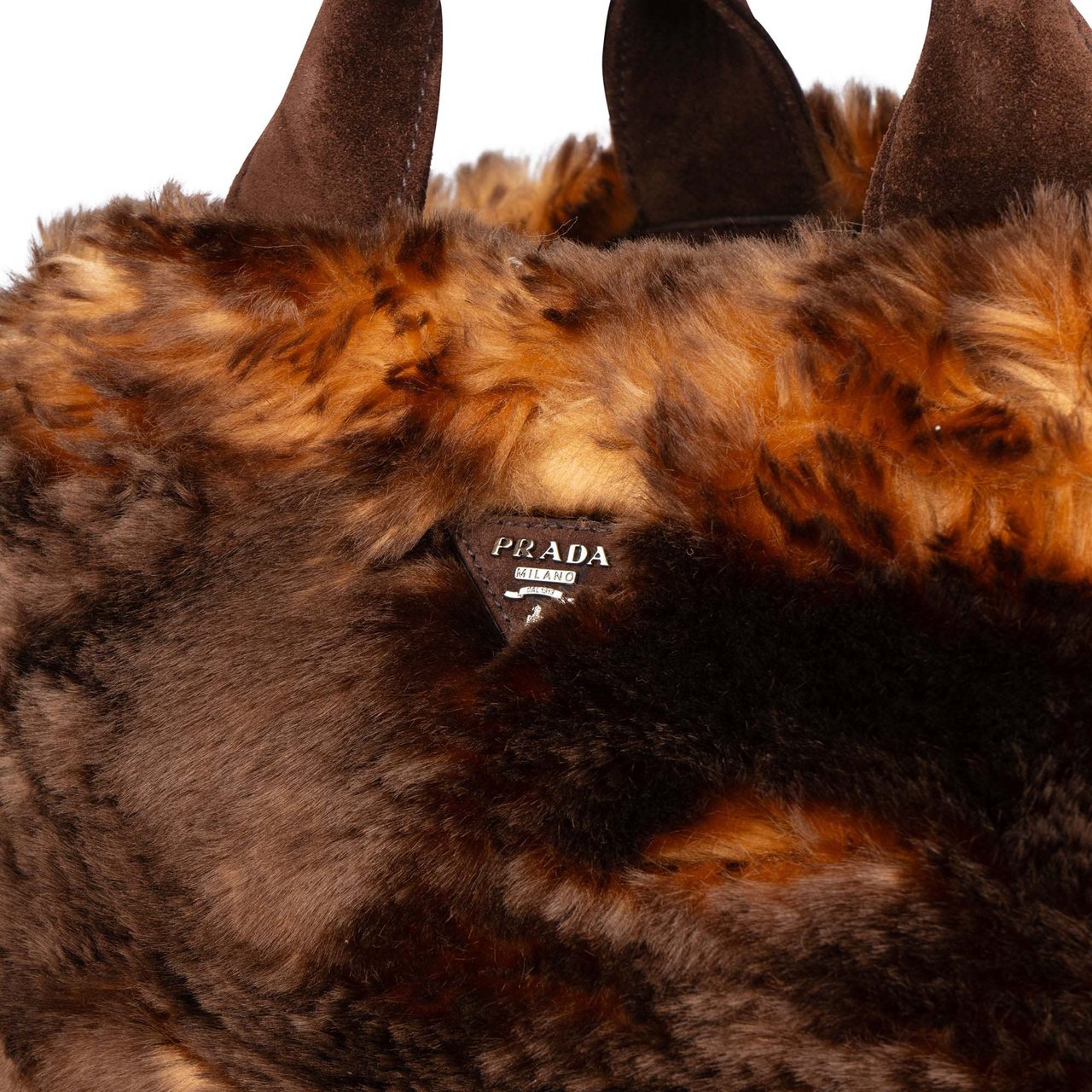 Prada Prada Fur Optic Canapa Handbag Divers