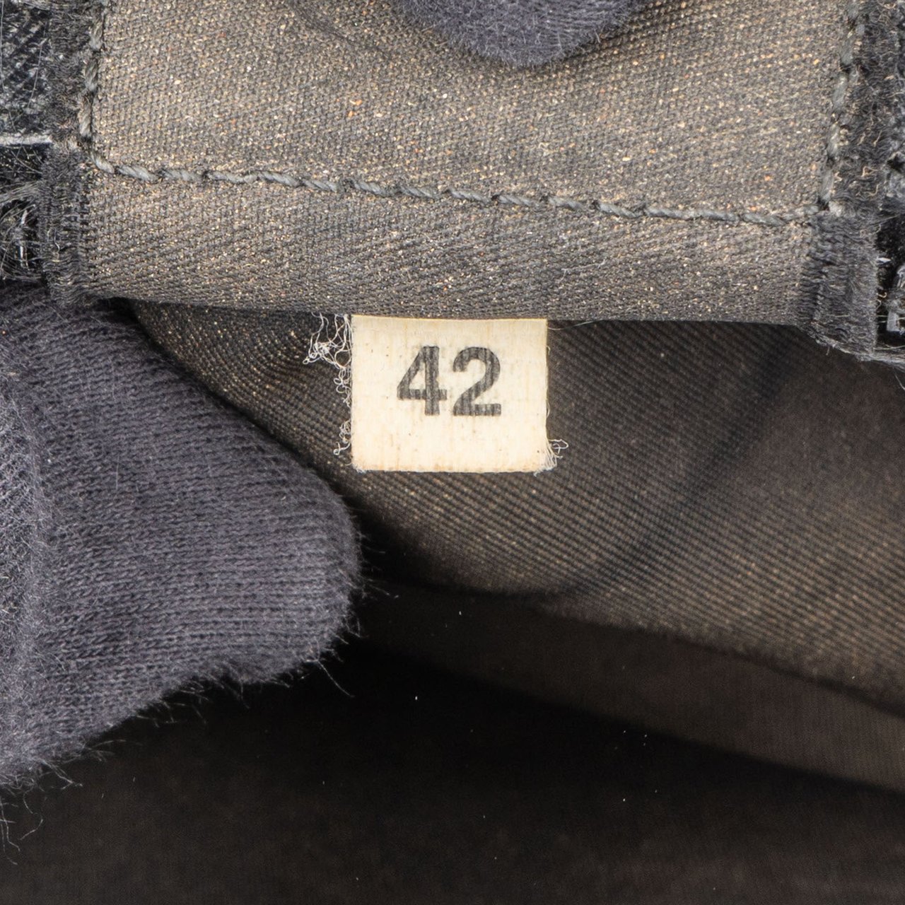 Prada Prada Black Nylon Triangle Pouch Zwart