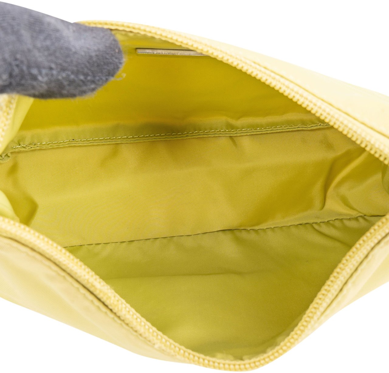 Prada Prada Green Nylon Triangle Vintage Re-Edition Handbag Groen