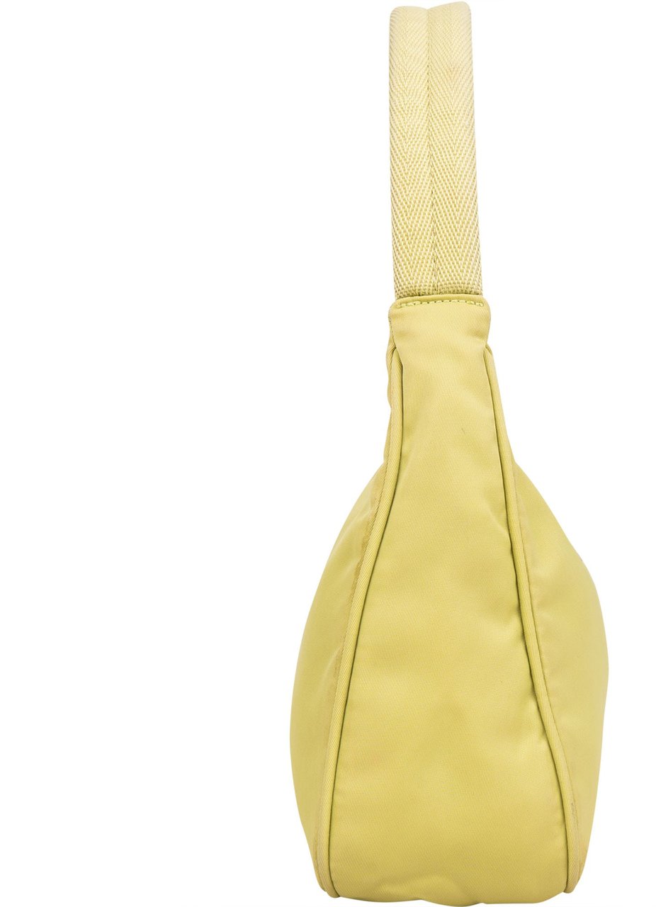 Prada Prada Green Nylon Triangle Vintage Re-Edition Handbag Groen