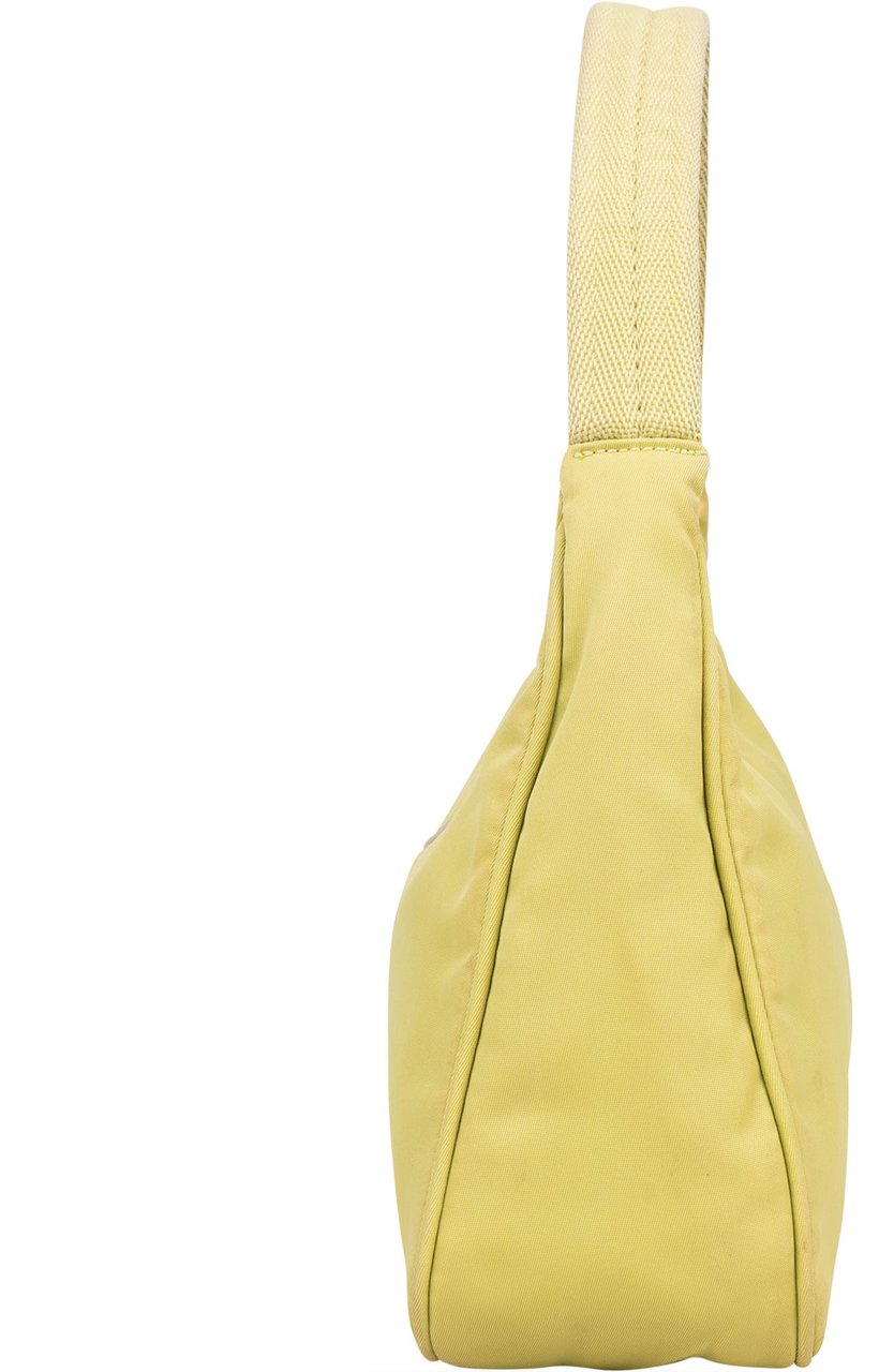 Prada Prada Green Nylon Triangle Vintage Re-Edition Handbag Groen