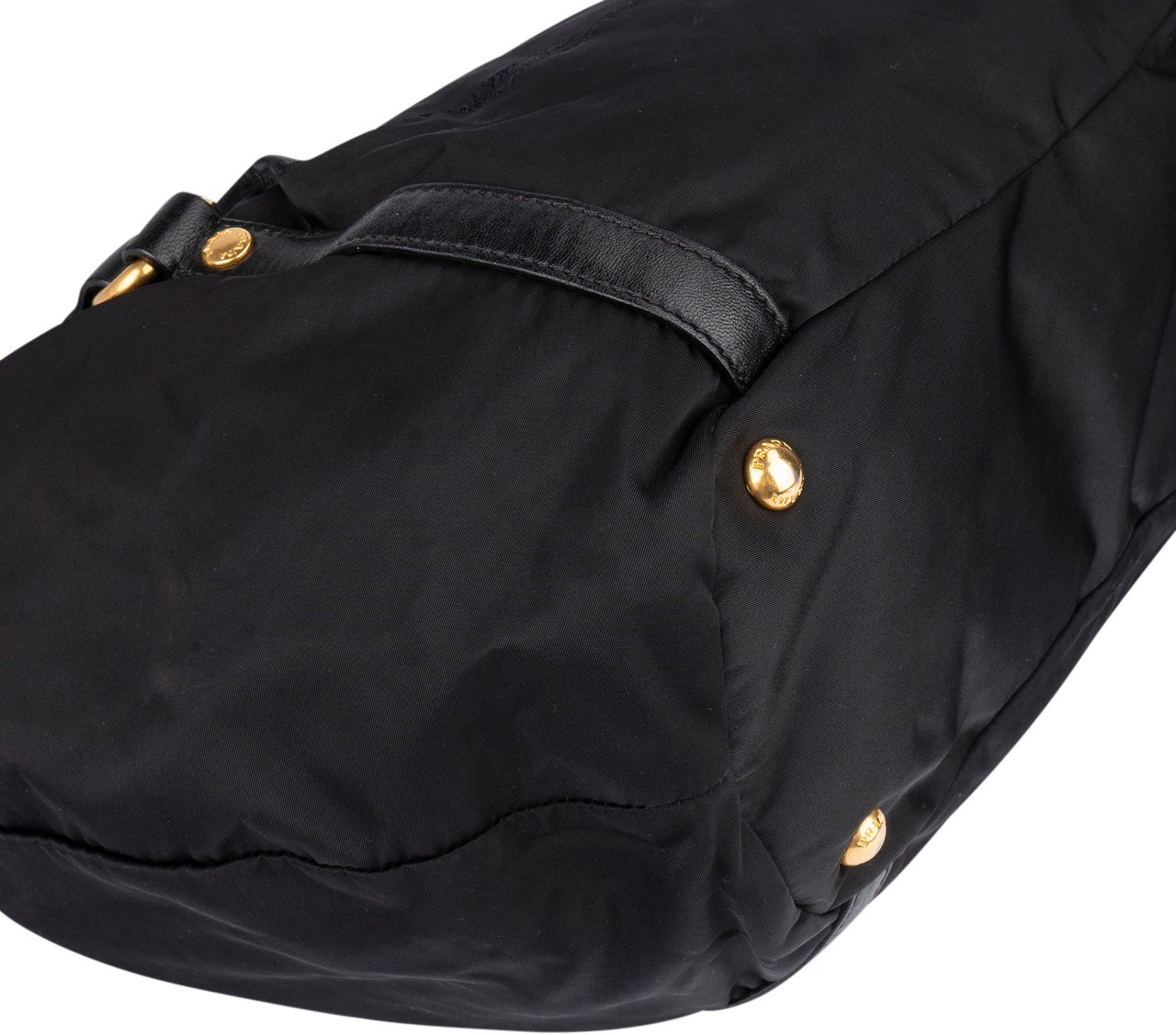 Prada Prada Black Nylon City Handbag Zwart