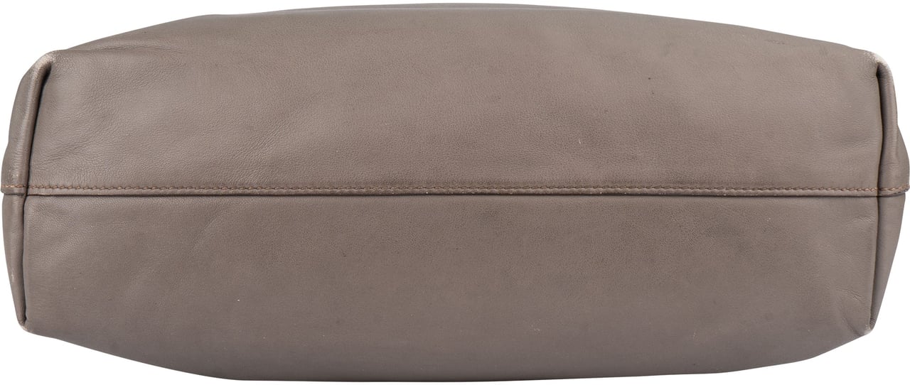 Prada Prada Grey Leather Vitello Handbag Divers