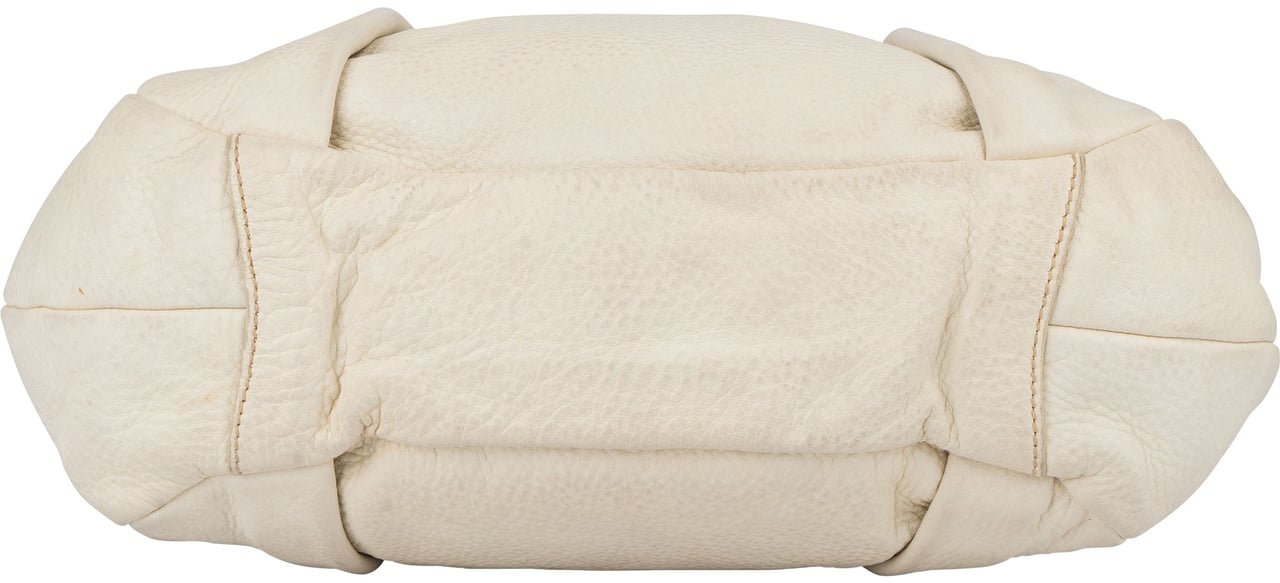 Prada Prada White Calfskin Vitello Handbag Wit