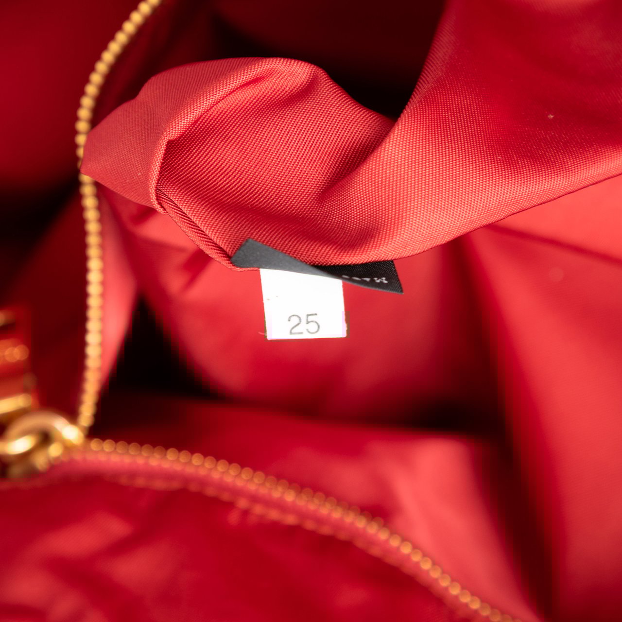 Prada Saffiano Trimmed Tessuto Tote Rood