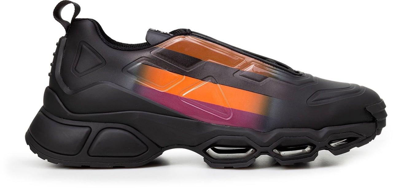 Prada Prada Collision Low-Top Sneakers Zwart