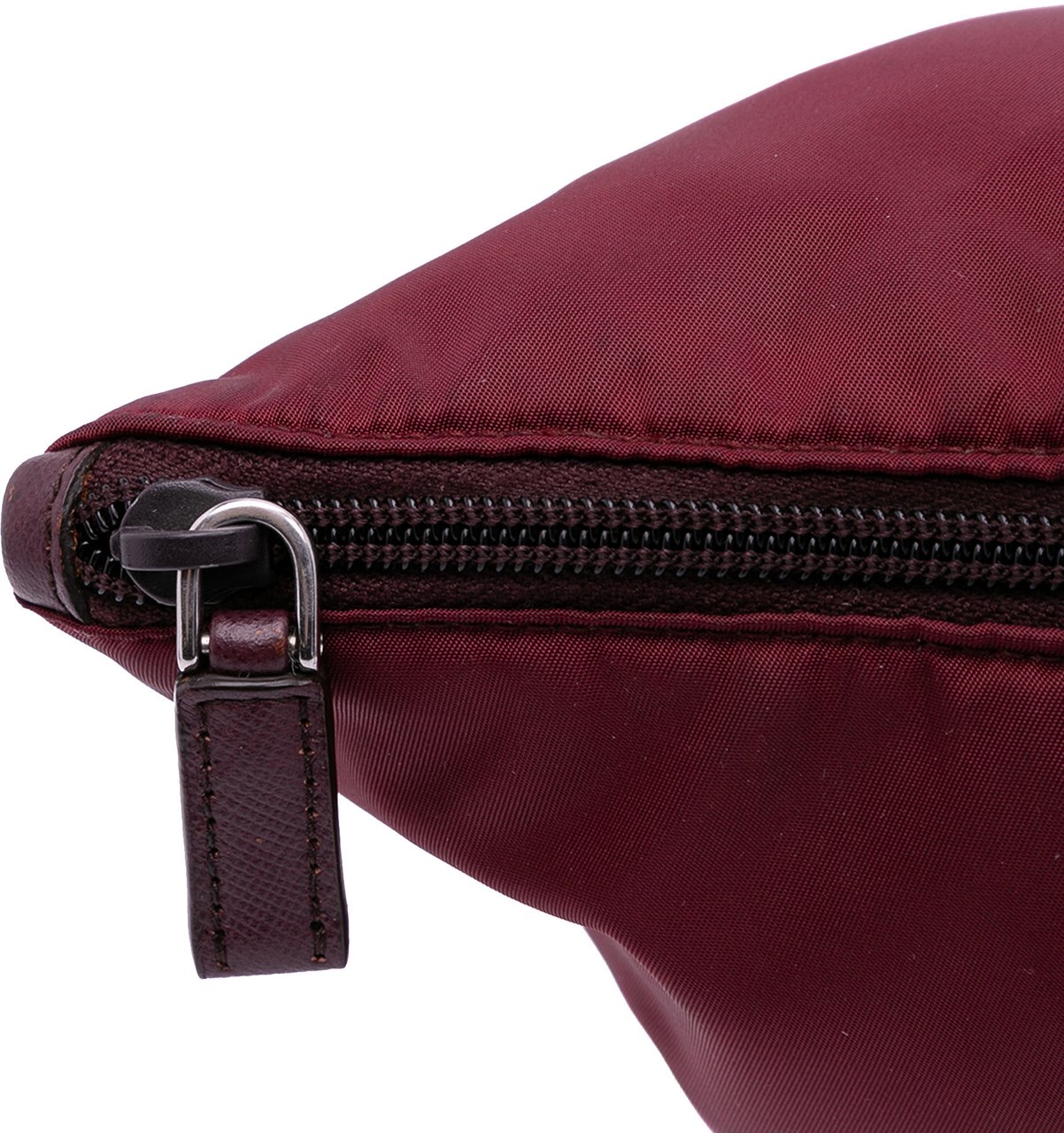 Prada Tessuto Zip Top Convertible Tote Rood
