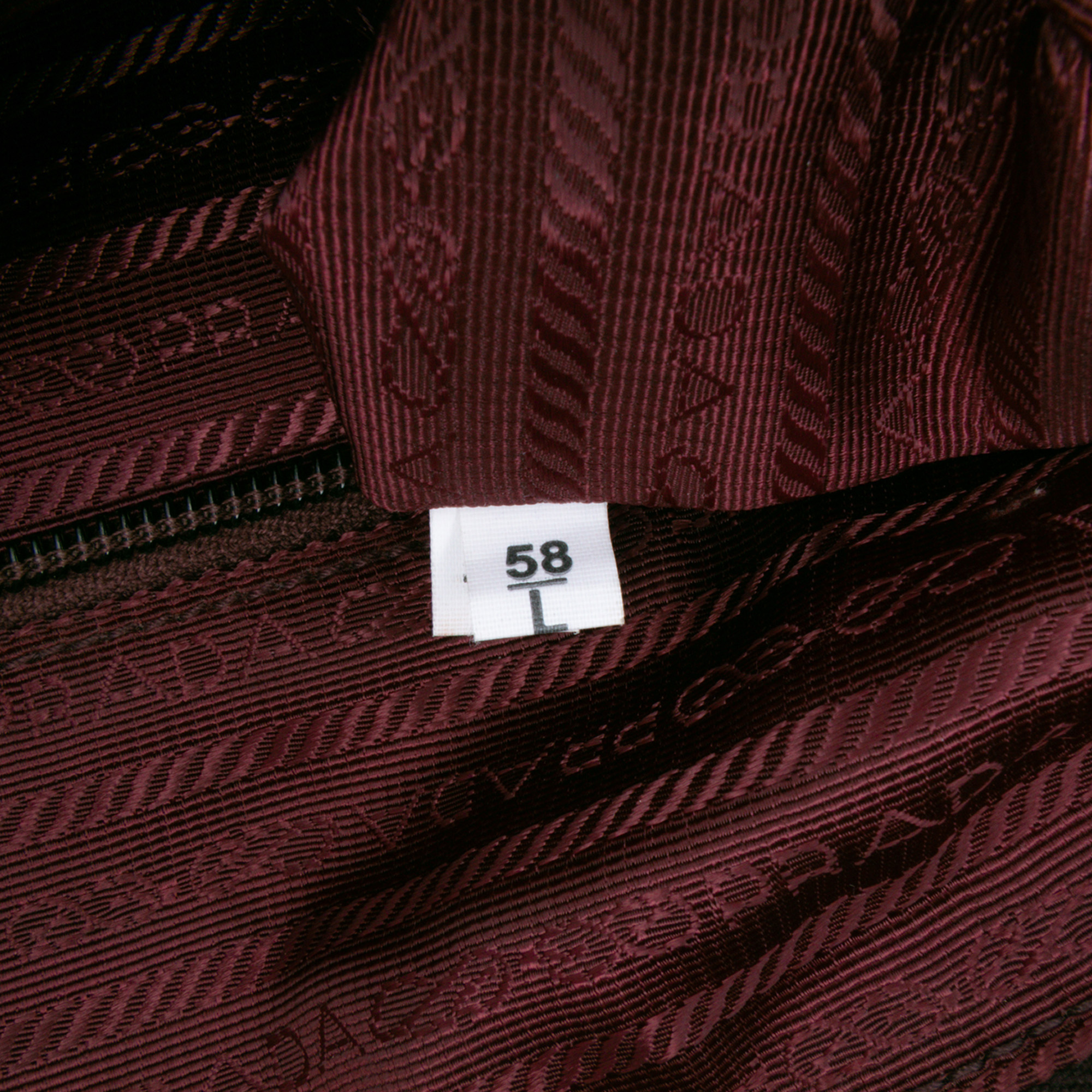 Prada Tessuto Zip Top Convertible Tote Rood