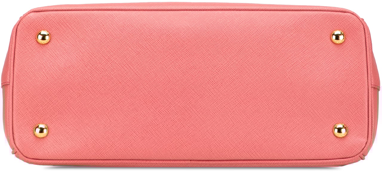 Prada Medium Saffiano Lux Galleria Satchel Roze