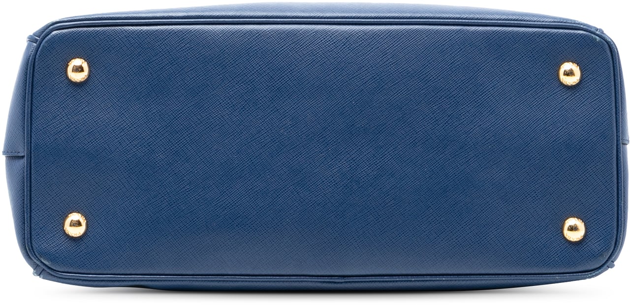 Prada Medium Saffiano Lux Galleria Tote Blauw