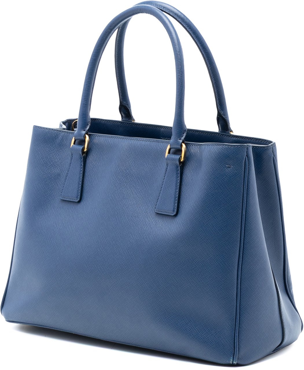 Prada Medium Saffiano Lux Galleria Tote Blauw