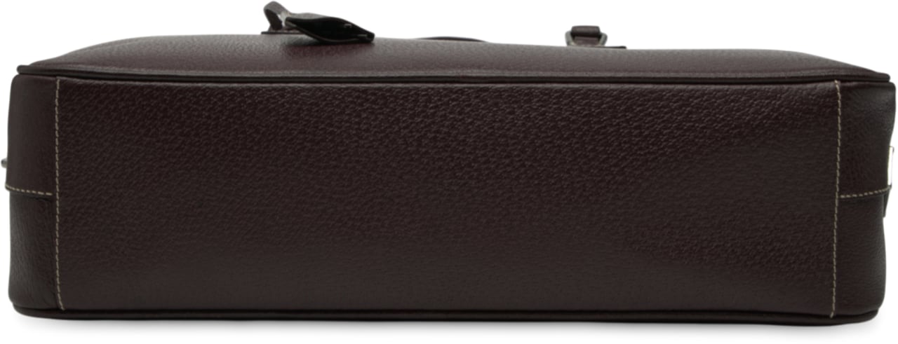 Prada Cinghiale Bauletto Handbag Bruin