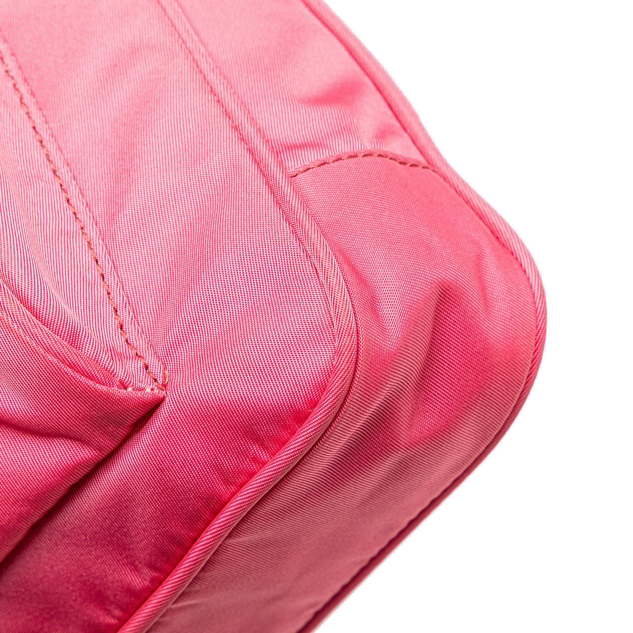 Prada Tessuto Zip Top Crossbody Roze