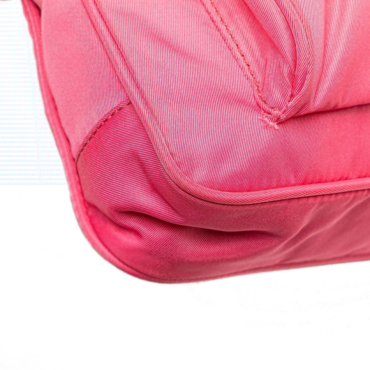 Prada Tessuto Zip Top Crossbody Roze