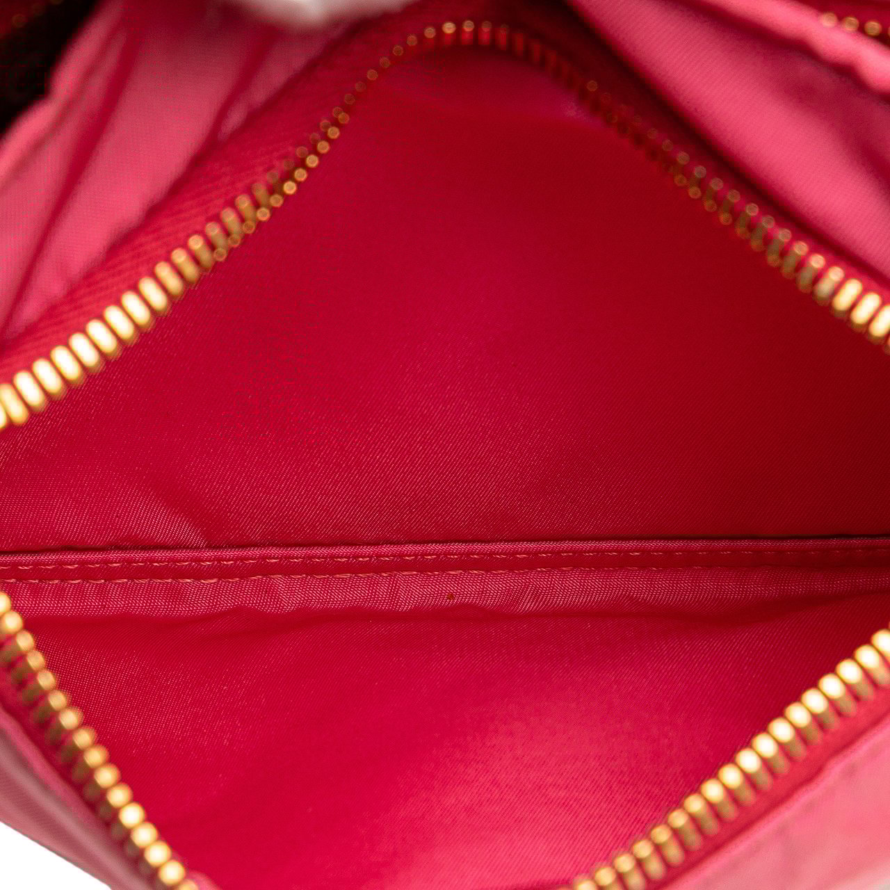 Prada Tessuto Zip Top Crossbody Roze