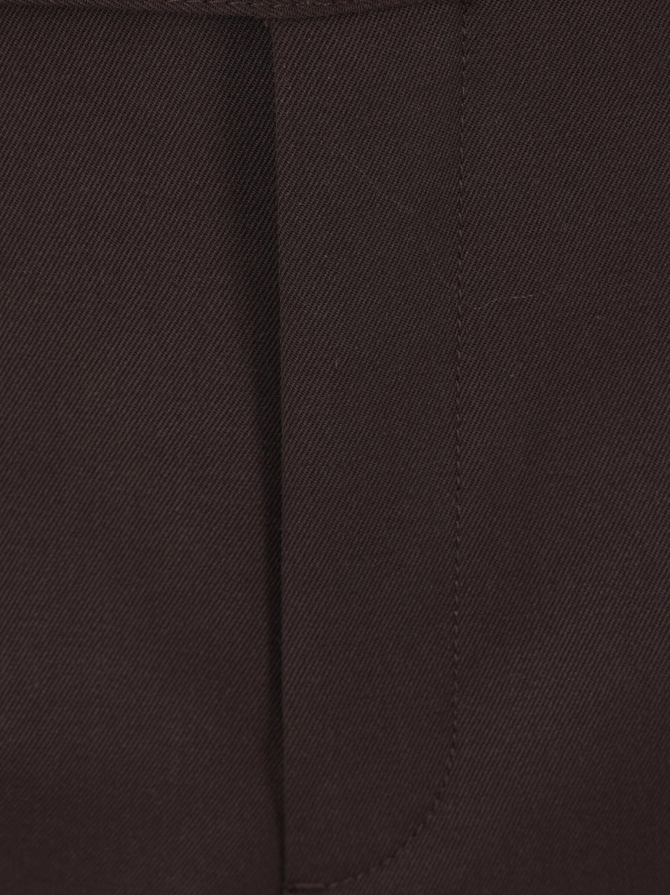 Prada Brown Pantalone Slim Fit Tailored Trousers Zwart