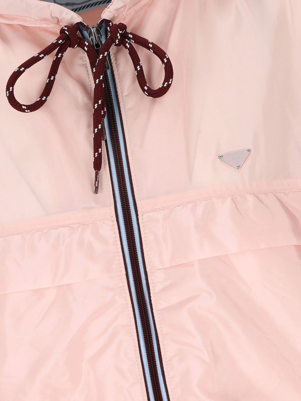 Prada Pale Pink Re-Nylon Piuma Jacket Neutraal