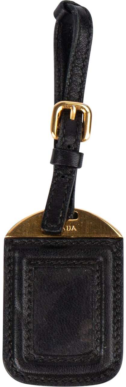 Prada Prada Black Leather Bags Pendant Zwart