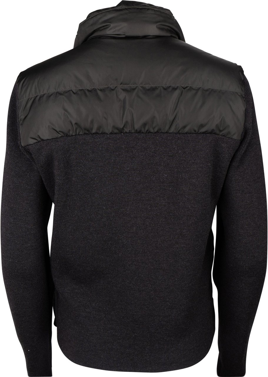 Prada Prada Wool Nylon Sports Puffer Jacket (48 / S) Zwart