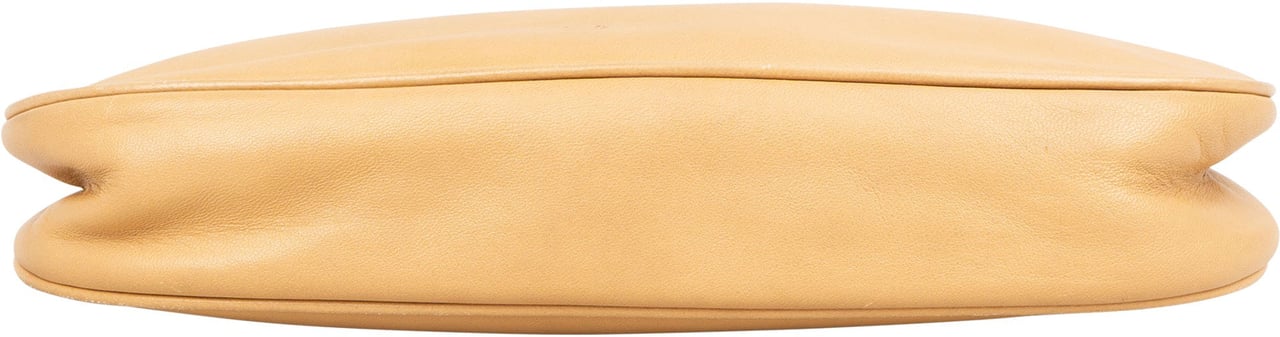 Prada Calfskin Mini Logo Handbag Beige