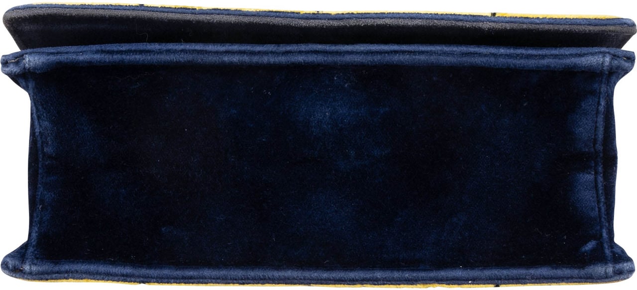 Prada Velvet FW17 Trompe Lóeil Crossbody Bag Blauw