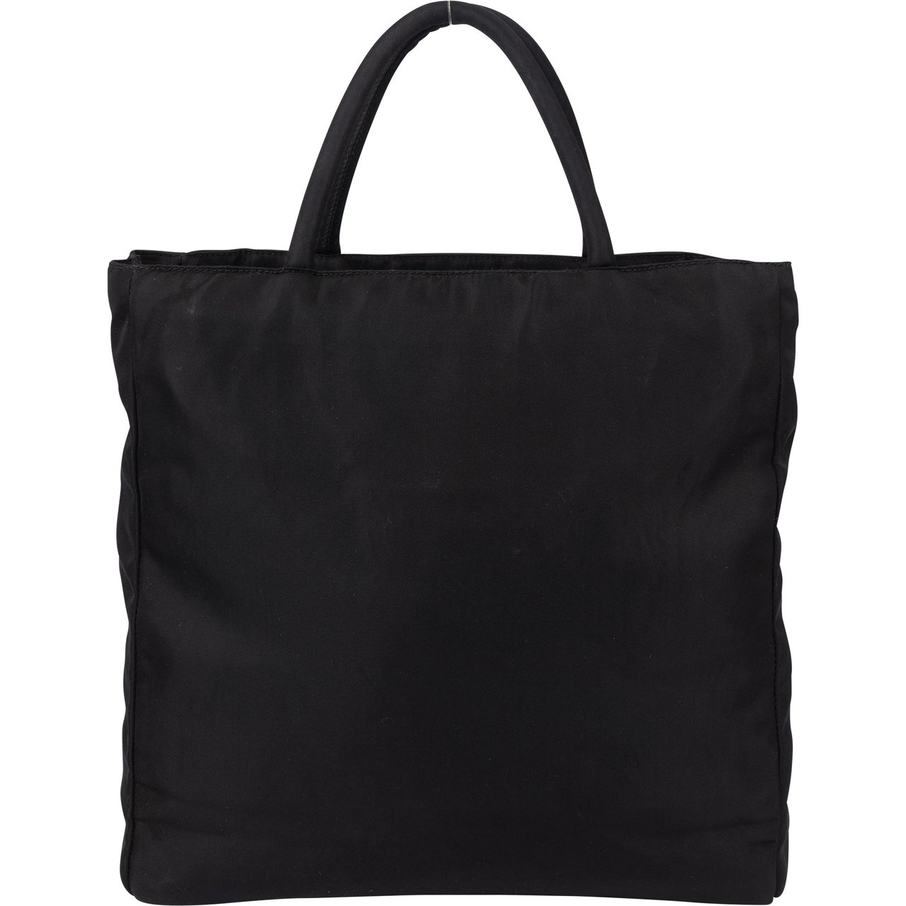 Prada Prada Black Nylon Triangle Handbag Zwart